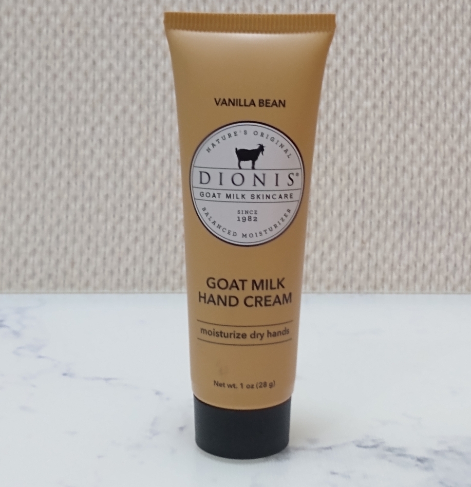 Dionis Goat Milk Hand Cream Canilla Bealln Travel Size 1 Oz